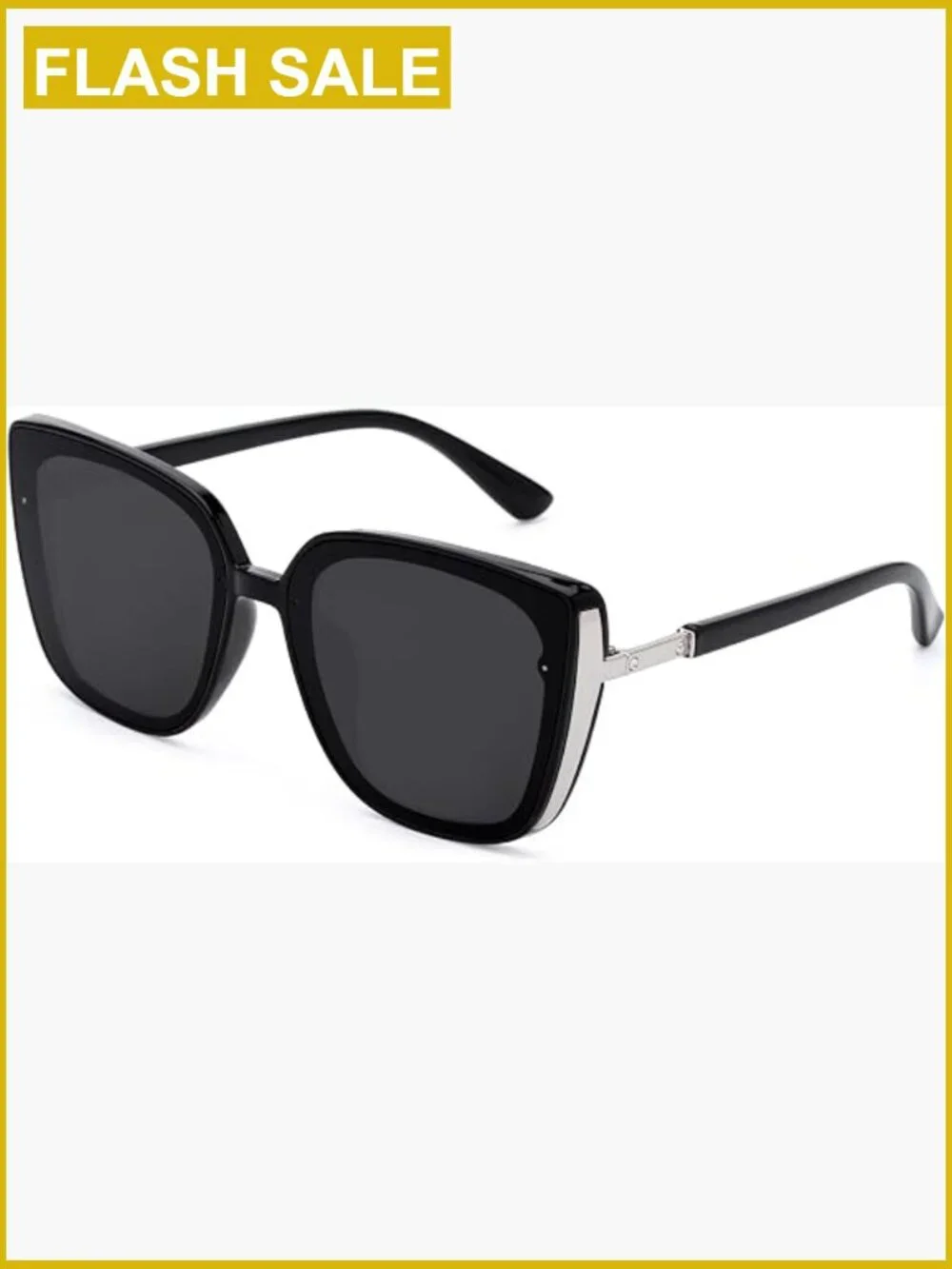 Oversized Square Sunglasses UV400 Protection Unisex